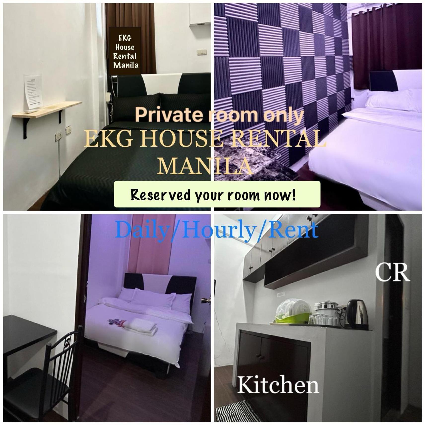 Private Room With Ac And Fan At Ekg Manila House Rental Esterno foto